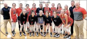  ?? Photograph­s submitted ?? “Super proud of our bunch,” coach Heath Neal said. “We beat a very tough, well coached Lamar team 55-50 in Lavaca finals. We grew as a team this week!”