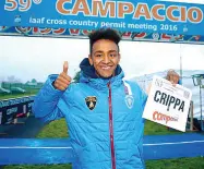  ??  ?? Campione Il mezzofondi­sta Yeman Crippa