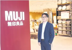  ?? ?? Muji opens its first roadside store at Robinson Ratchaprue­k today.