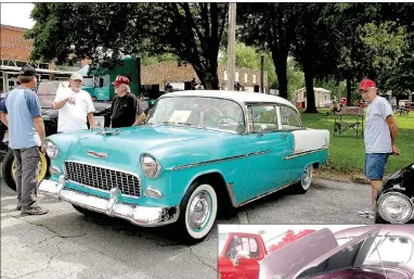  ??  ?? This 1955 Chevy Bel-Aire is owned by Jerry Leach of Lincoln.