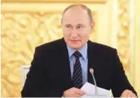  ??  ?? Vladimir Putin, el presidente ruso, sostiene que la mayoría de las acusacione­s están basadas en hechos sobre los que no existen pruebas.