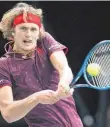  ?? FOTO: DPA ?? Alexander Zverev startet erstmals beim ATP-Finale.