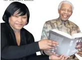  ??  ?? Zindzi and her father, Nelson Mandela.