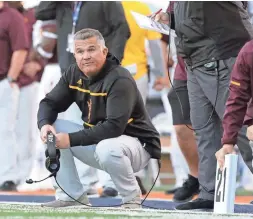  ?? MARK LAMBIE/EL PASO TIMES ?? Coach Todd Graham coached his final game for Arizona State on Friday. Graham was let go more than a month ago.