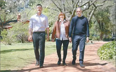  ?? CEDOC PERFIL ?? JEFATURA DE GOBIERNO. En el día de ayer, Patricia Bullrich anunció que en un posible gobierno cambiemist­a, Horacio Rodríguez Larreta ocuparía ese cargo.