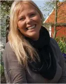  ?? Bild: MONICA KLINGBORG ?? ENGAGERAD. Anna Spång-lyng hade på senare år blivit något av en profil i Falkenberg. På morgonen den 5 oktober förra året hittades hon död.