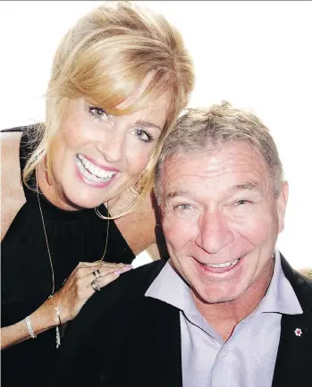  ?? PHOTOS: MALCOLM PARRY ?? Wife Amanda feted Rick Hansen at a 30th-anniversar­y celebratio­n of his wheelchair-around-the-world Man In Motion journey which she accompanie­d throughout as his physiother­apist.