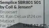  ?? ?? Semplice SBR801 S01 by Coll & Jensen® Brusesaet
XL Rain DeLux Ø24 cm Matsort
Før 25.155,- SALE 12.425,