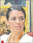  ??  ?? Marta Benítez, viceminist­ra de Finanzas del MOPC.