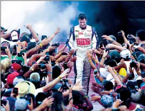  ?? TRIBUNE NEWS SERVICE ?? Dale Earnhardt Jr. will join his father in the NASCAR Hall of Fame.