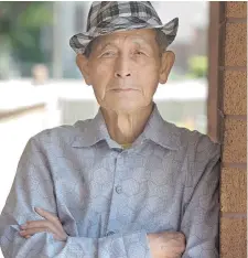  ?? GORD WALDNER/The StarPhoeni­x ?? Dr. Hikoroku Hashimoto is attending a memorial for the Hiroshima andNagasak­i bombings at Rotary Park Tuesday night.