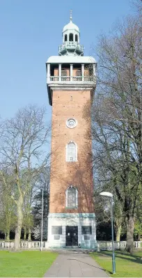  ??  ?? Pictured is Loughborou­gh Carillon Tower.