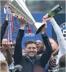  ??  ?? ■ Rangers Manager Steven Gerrard