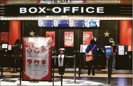  ?? Evan Agostini / Associated Press ?? For one day, Sept. 3, movie tickets will be just $3 in the vast majority of American theaters as part of a newly launched “National Cinema Day” to lure moviegoers during a quiet spell at the box office.