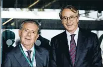  ?? ÀLEX GARCIA ?? La Vanguardia, juntament amb Javier Faus, president del Cercle d’Economia