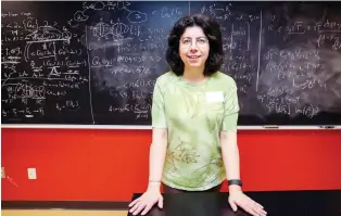  ?? JOHN MAHONEY ?? “Having role models that can help you imagine yourself in this type of position is quite important,” says Doina Precup, an expert in machine learning and brains, and associate professor at McGill.
