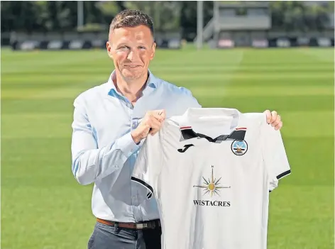  ?? ?? NEW CHALLENGE: Ex-united academy chief Andy Goldie is now working on developing talent at Swansea City.