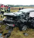  ?? Foto: Erich Echter ?? Das Auto des Mannes, der bei dem Unfall ums Leben kam.