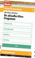  ??  ?? TV, Kino: die neue Suche auf der App von