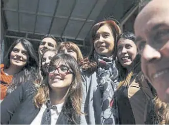  ?? (TÉLAM) ?? Cristina. Tuvo una campaña con mayor acercamien­to a la gente.