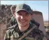  ?? HAND OUT, THE CANADIAN PRESS ?? Nazzareno Tassone died Dec. 21 fighting ISIL forces in Syria.