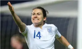  ?? Photograph: Matthew Ashton/ Corbis/Getty Images ?? Karen Carney is England’s third-most capped player.