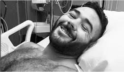  ?? Facebook ?? Chris Mintz, who confronted the gunman, was shot
five times, according to family members.