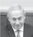  ??  ?? NETANYAHU