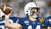  ?? BRETT CARLSEN / GETTY IMAGES ?? Sean Clifford and Penn State play at Minnesota today in Big Ten action at noon on ABC.