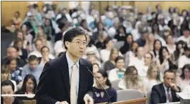  ?? Rich Pedroncell­i Associated Press ?? STATE SEN. RICHARD PAN wrote a 2015 bill that tightened vaccine rules. A bill to strengthen that law could push more families to home-school, a parent said.