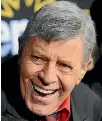  ?? PHOTO: REUTERS ?? American comedian Jerry Lewis had two Hollywood Walk of Fame stars one for television and one for film.