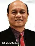  ??  ?? DR Mohd Zailani