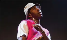  ??  ?? Tyler, the Creator performing in San Antonio, Texas, in October 2018. Photograph: Rick Kern/WireImage