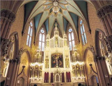  ?? BRIAN CASSELLA/CHICAGO TRIBUNE ?? Holy Family Church in the NearWest Side, pictured in early 2019, is part of a new documentar­y about the Great Chicago Fire.