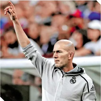  ?? / FOTO: AFP ?? Zinedine Zidane ha conquistad­o las nueve finales que hasta ahora ha disputado como técnico del Real Madrid.