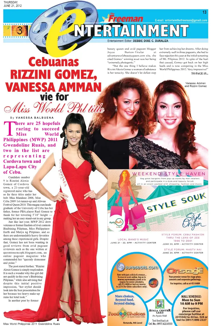 The Philippines' Miss World performance throughout the years, image size:742x1143