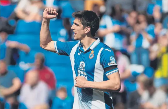  ?? FOTO: EFE ?? Gerard Moreno, el referente ofensivo del equipo blanquiazu­l El delantero ha marcado 12 de los 26 goles que lleva el Espanyol en Liga