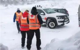  ?? ?? Hjelpekorp­set på vei til nye oppdrag.