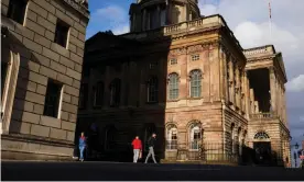  ?? Photograph: Christophe­r Thomond/The Guardian ?? Liverpool town hall. Politician­s across northern England have accused ministers of treating the region as ‘second-class’.