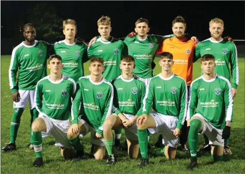  ??  ?? Wicklow Rovers, who beat St Anthony’s 4-2 in their Andy McEvoy Premier Division game on Saturday.