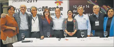  ?? TWITTER ?? CUMBRE. Carlos Tomada y Jorge Taiana se reunieron en julio en Puebla con referentes latinoamer­icanos.