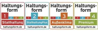  ?? FOTO: DPA ?? Das Tierwohlsi­egel mit vier Stufen soll dem Supermarkt­kunden zeigen, wie das Tier, von dem das Fleisch stammt, gehalten wurde.