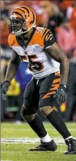  ?? Peter Aiken/Getty Images ?? Bengals keep making excuses for Vontaze Burfict and his dirty plays.