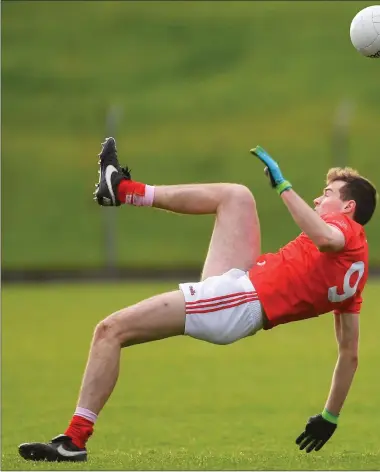  ??  ?? Donal Keogan of Meath in action against Conor Early of Louth.