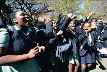  ?? PICTURE: PHILL MAGAKOE ?? HEART OF THE MATTER: Acknowledg­ing and celebratin­g our diversity is good for our humanity, it’s good for all South Africans and that is why the disruption at Girls High has the potential to improve us.