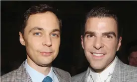  ??  ?? Jim Parsons and Zachary Quinto at a 50th-anniversar­y celebratio­n of The Boys in the Band. Photograph: Bruce Glikas/FilmMagic