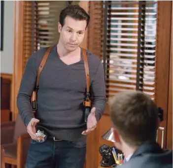  ?? PARRISH LEWIS/NBC/THE ASSOCIATED PRESS ?? Former amateur boxer Jon Seda portrays Antonio Dawson in the new Dick Wolf series, Chicago Justice. “I take everything I learned from boxing and use it to prepare,” he says.