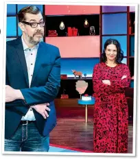  ?? ?? HOUSE SHARE: Richard Osman on his TV show with new love Ingrid Oliver
