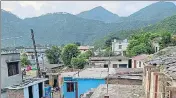  ?? HT PHOTO ?? A view of Sweeth village in Pauri Garhwal district.