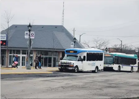  ?? LAURA BARTON THE WELLAND TRIBUNE ?? Welland Transit terminal: Buses will be rolling out earlier in the new year.